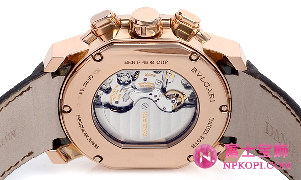 ブルガリダニエル・ロート パピヨンクロノグラフ BRRP46C14GLCHP